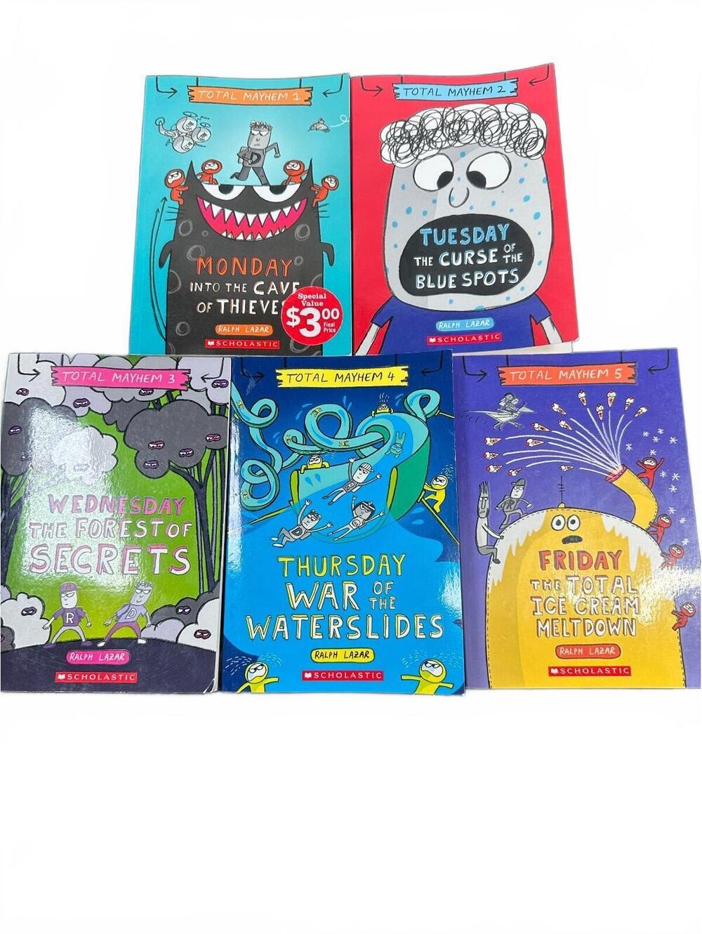 Total Mayhem Ralph Lazar Books 1-5 Dash Candoo Scholastic Books Ages 7-10